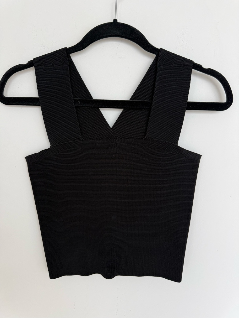 A.L.C. Lia Fitted Knit Cropped Tank Top Size Small - Picture 7 of 10